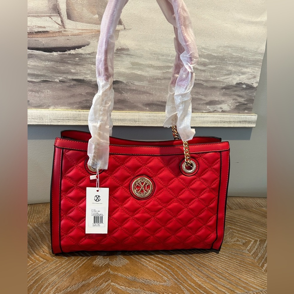 🍀Red Metal Chain Strap handbag